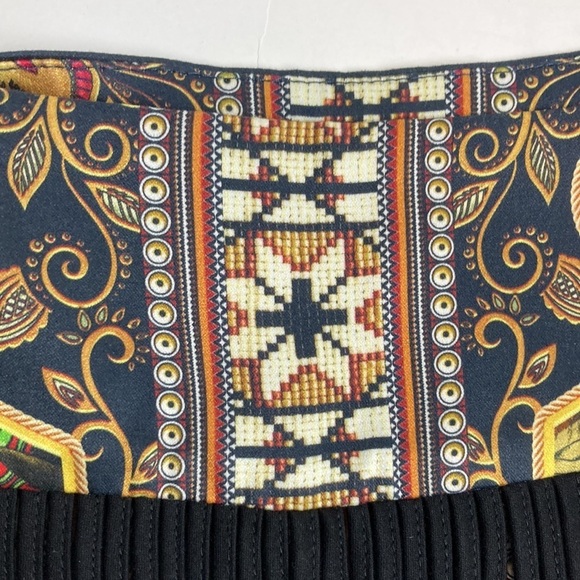 Adriana Barra Fringe Shorts 36 Brazilian Designer Hippie Boho Goth Festival - Picture 11 of 16